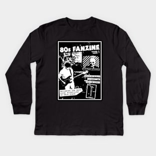 80s Fanzine Kids Long Sleeve T-Shirt